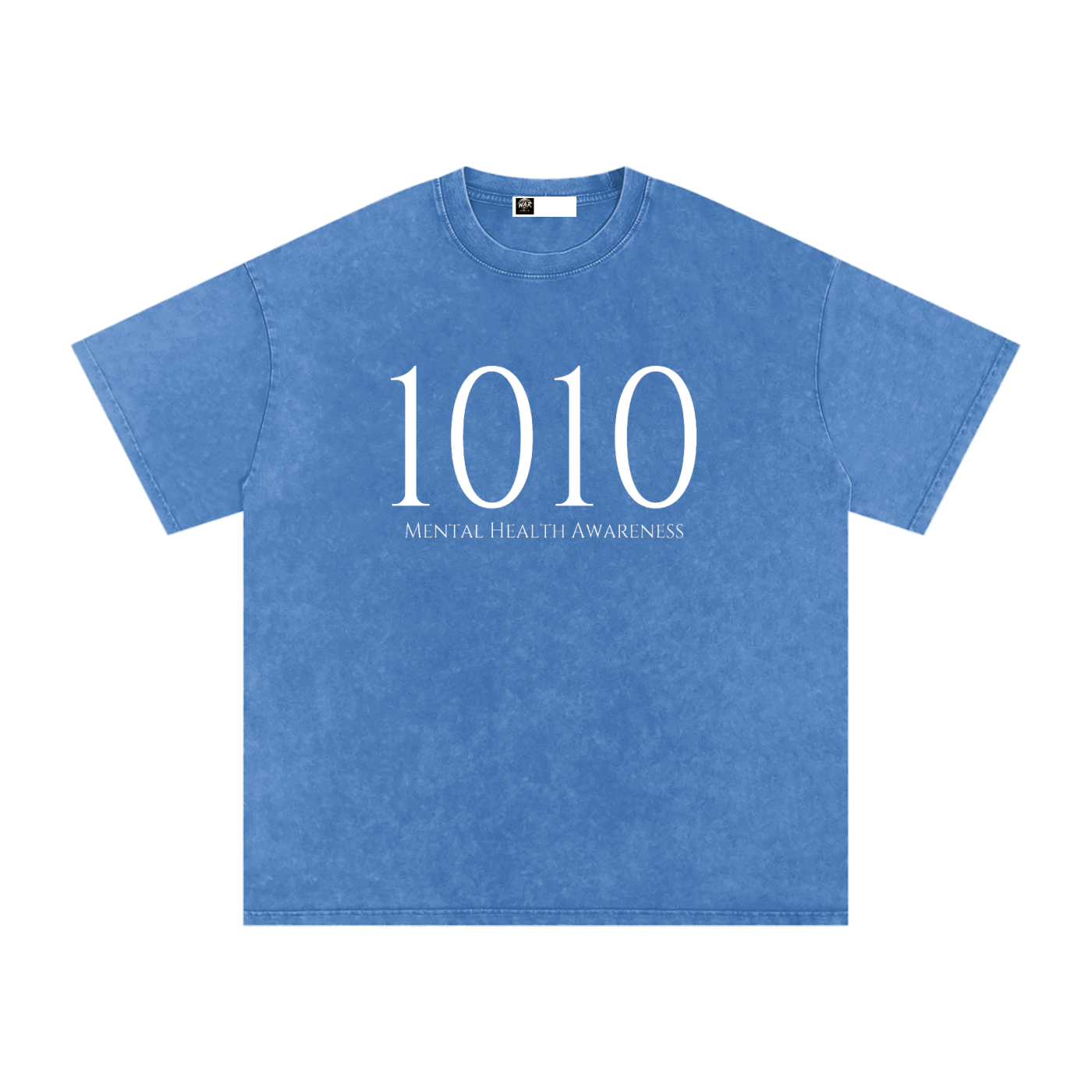 1010 Mental Health Awareness Tee (Light Blue, Grass Green, Pirate Grey, Black)