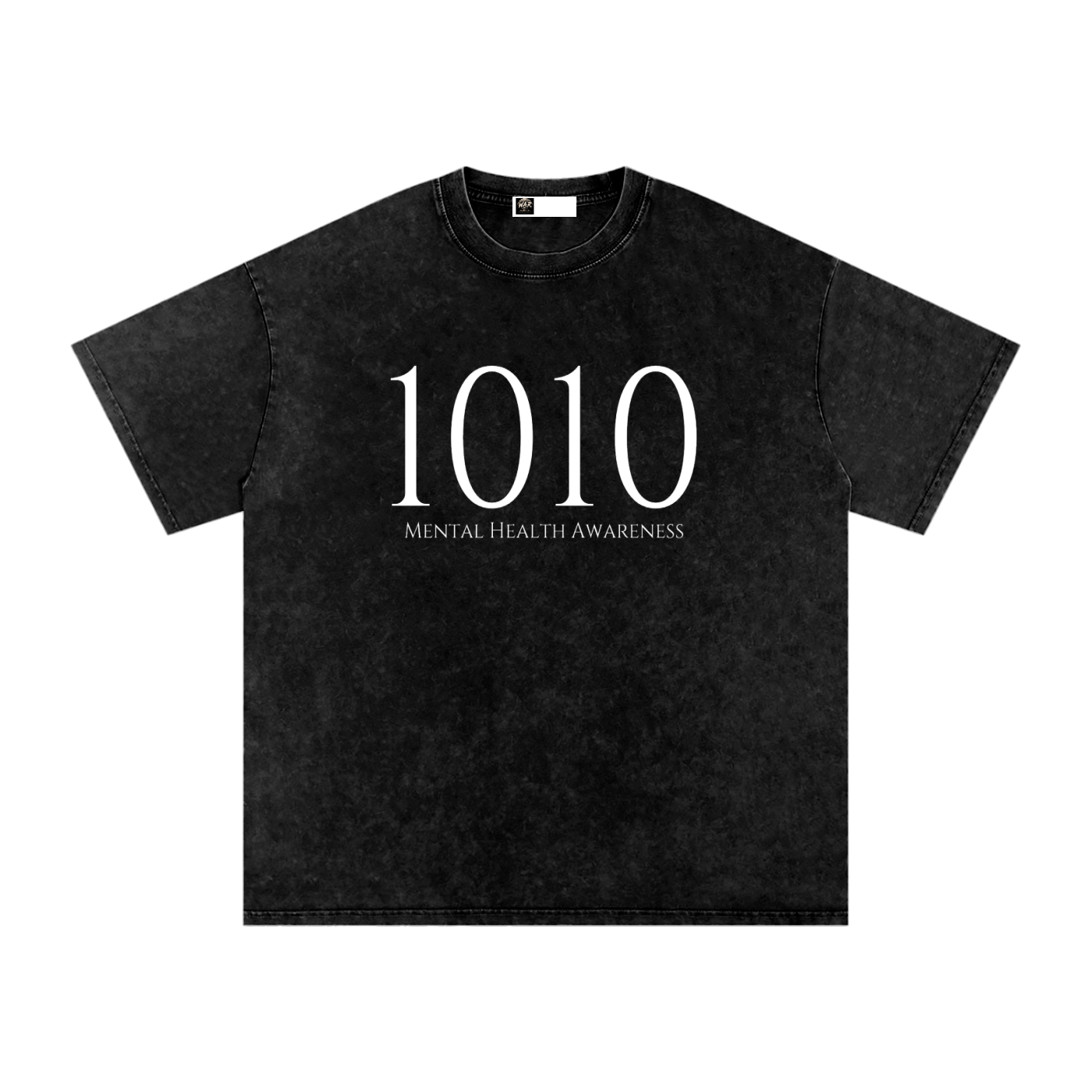 1010 Mental Health Awareness Tee (Light Blue, Grass Green, Pirate Grey, Black)